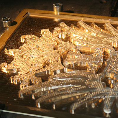 Detail during the manufacturing